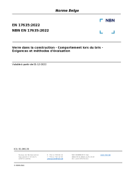 NBN EN 17635:2022