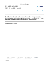 NBN EN 12259-14:2020