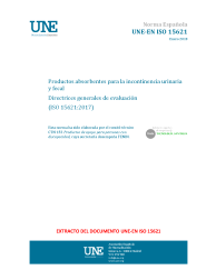 UNE-EN ISO 15621:2018