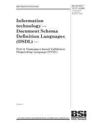 BS ISO/IEC 19757-4:2006