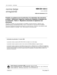 NBN EN 1504-3:2006