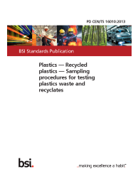 PD CEN/TS 16010:2013