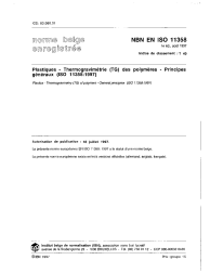 NBN EN ISO 11358:1997