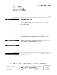 UNE-EN ISO 19123:2008