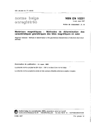 NBN EN 10251:1997