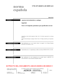 UNE-EN 60335-2-65:2005/A11:2013