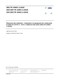 CEN ISO/TR 16401-2:2018