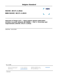 NBN ISO/IEC 30171-1:2023