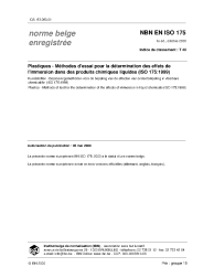 NBN EN ISO 175:2000