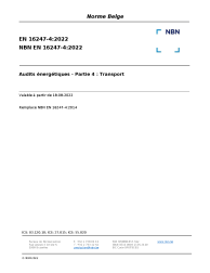 NBN EN 16247-4:2022