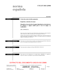 UNE-EN ISO 23908:2013