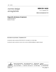 NBN EN 16020:2011