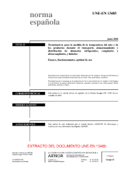 UNE-EN 13485:2002 (R2018)