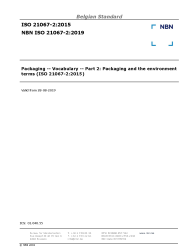 NBN ISO 21067-2:2019