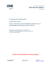 UNE-ISO/IEC 20000-3:2023