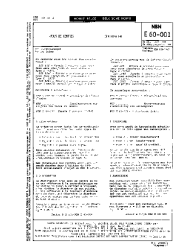 NBN E 60-001:1983