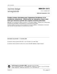 NBN EN 13472:2001