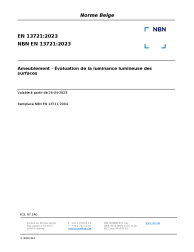 NBN EN 13721:2023