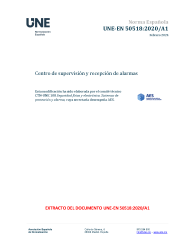 UNE-EN 50518:2020/A1:2024