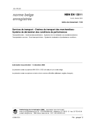 NBN EN 13011:2001