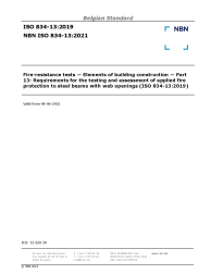 NBN ISO 834-13:2021