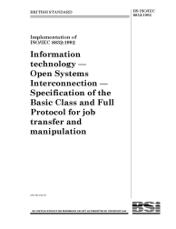 BS ISO/IEC 8832:1992
