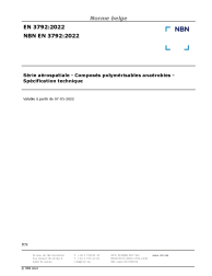 NBN EN 3792:2022