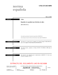 UNE-EN ISO 8098:2015