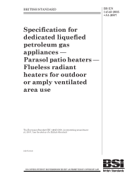 BS EN 14543:2005+A1:2007