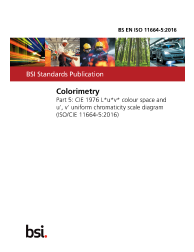 BS EN ISO 11664-5:2016