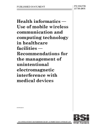 PD ISO/TR 21730:2005