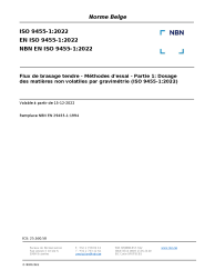 NBN EN ISO 9455-1:2022