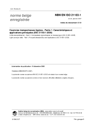 NBN EN ISO 21183-1:2007