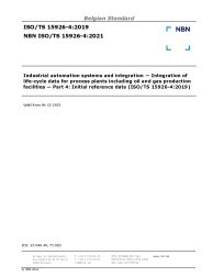 NBN ISO/TS 15926-4:2021