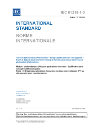 IEC 61215-1-3:2016