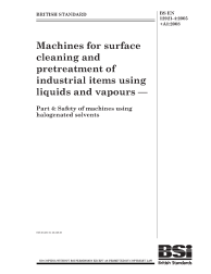 BS EN 12921-4:2005+A1:2008