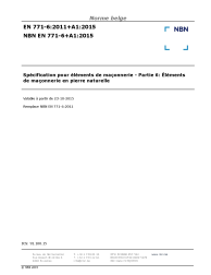NBN EN 771-6+A1:2015
