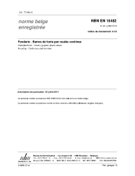 NBN EN 16482:2014