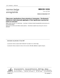 NBN EN 10339:2007