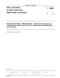 NBN EN ISO 11132:2017