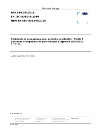 NBN EN ISO 8362-5:2016