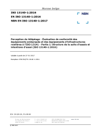 NBN EN ISO 13140-1:2017