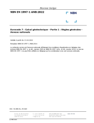 NBN EN 1997-1 ANB:2022