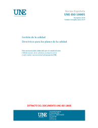 UNE-ISO 10005:2018