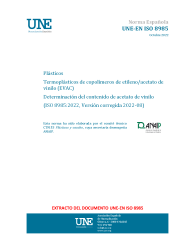 UNE-EN ISO 8985:2022