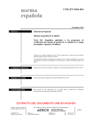 UNE-EN 9104-001:2013