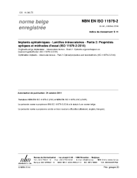 NBN EN ISO 11979-2:2014