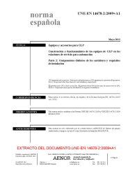 UNE-EN 14678-2:2009+A1:2012 (R2019)