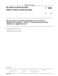 NBN EN 12012-4:2019+A1:2021