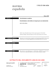 UNE-EN ISO 4526:2005 (R2009)